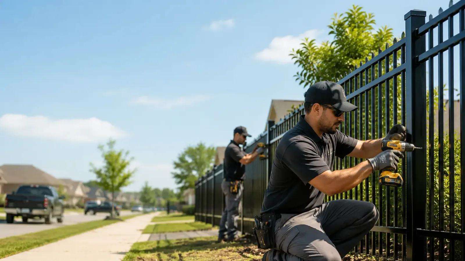 Metal Fence Installation in Saltillo, TN